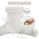 Large Soft Foam Reading & TV Relax Pillow + 2 Neck & Lumbar Pillows with Pockets