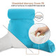 Large Soft Foam Reading & TV Relax Pillow + 2 Neck & Lumbar Pillows with Pockets