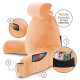 Large Soft Foam Reading & TV Relax Pillow + 2 Neck & Lumbar Pillows with Pockets