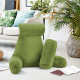 Large Soft Foam Reading & TV Relax Pillow + 2 Neck & Lumbar Pillows with Pockets