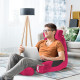 Large Soft Foam Reading & TV Relax Pillow + 2 Neck & Lumbar Pillows with Pockets