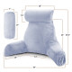 Large Soft Foam Reading & TV Relax Pillow + 2 Neck & Lumbar Pillows with Pockets