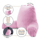 Large Soft Foam Reading & TV Relax Pillow + 2 Neck & Lumbar Pillows with Pockets