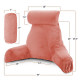 Large Soft Foam Reading & TV Relax Pillow + 2 Neck & Lumbar Pillows with Pockets
