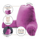 Large Soft Foam Reading & TV Relax Pillow + 2 Neck & Lumbar Pillows with Pockets