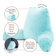 Large Soft Foam Reading & TV Relax Pillow + 2 Neck & Lumbar Pillows with Pockets
