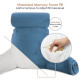 Large Soft Foam Reading & TV Relax Pillow + 2 Neck & Lumbar Pillows with Pockets