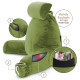 Large Soft Foam Reading & TV Relax Pillow + 2 Neck & Lumbar Pillows with Pockets