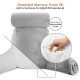 Large Soft Foam Reading & TV Relax Pillow + 2 Neck & Lumbar Pillows with Pockets