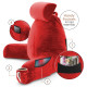 Large Soft Foam Reading & TV Relax Pillow + 2 Neck & Lumbar Pillows with Pockets