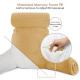 Large Soft Foam Reading & TV Relax Pillow + 2 Neck & Lumbar Pillows with Pockets