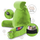 Large Soft Foam Reading & TV Relax Pillow + 2 Neck & Lumbar Pillows with Pockets