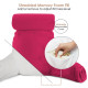 Large Soft Foam Reading & TV Relax Pillow + 2 Neck & Lumbar Pillows with Pockets