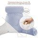 Large Soft Foam Reading & TV Relax Pillow + 2 Neck & Lumbar Pillows with Pockets