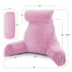 Large Soft Foam Reading & TV Relax Pillow + 2 Neck & Lumbar Pillows with Pockets