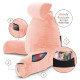 Large Soft Foam Reading & TV Relax Pillow + 2 Neck & Lumbar Pillows with Pockets