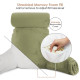 Large Soft Foam Reading & TV Relax Pillow + 2 Neck & Lumbar Pillows with Pockets
