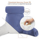 Large Soft Foam Reading & TV Relax Pillow + 2 Neck & Lumbar Pillows with Pockets