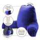 Large Soft Foam Reading & TV Relax Pillow + 2 Neck & Lumbar Pillows with Pockets