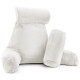 Large Soft Foam Reading & TV Relax Pillow + 2 Neck & Lumbar Pillows with Pockets