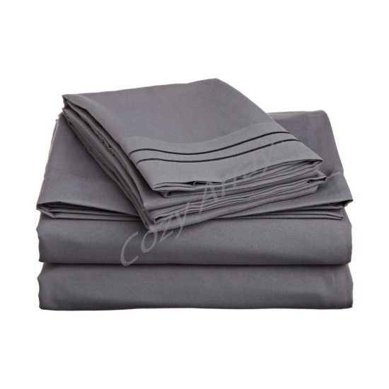 1500 THREAD COUNT 4 PIECE BED SHEET SET - PERFECT CHRISTMAS GIFT