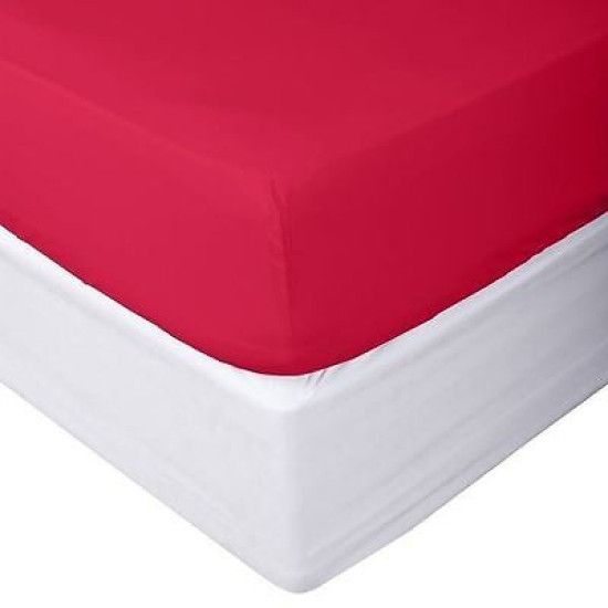 1800 Collection Fitted Sheet Fits Deep Pocket Mattresses Full Elastic All Around