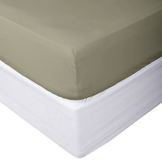 1800 Collection Fitted Sheet Fits Deep Pocket Mattresses Full Elastic All Around