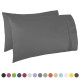 SET OF KING SIZE PILLOWCASES SOFT AS 1500 THREAD COUNT TWO PILLOWS CASES PER SET