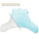Super Soft Foam Reading Pillow, TV & Bed Rest Pillow, Arms Support with Pockets