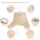 Super Soft Foam Reading Pillow, TV & Bed Rest Pillow, Arms Support with Pockets
