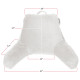 Super Soft Foam Reading Pillow, TV & Bed Rest Pillow, Arms Support with Pockets