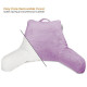 Super Soft Foam Reading Pillow, TV & Bed Rest Pillow, Arms Support with Pockets