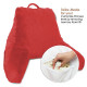 Super Soft Foam Reading Pillow, TV & Bed Rest Pillow, Arms Support with Pockets