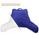 Super Soft Foam Reading Pillow, TV & Bed Rest Pillow, Arms Support with Pockets