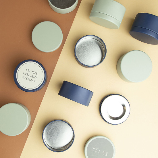 Candle Tins for Candle Making Metal Jars Storage Containers Lids and Stickers
