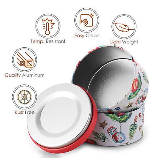 Candle Tins for Candle Making Metal Jars Storage Containers Lids and Stickers