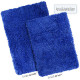 2PC Shaggy Area Rug Set with Non-Slip Backing Rubber Large & Small Cozy Bath Mat