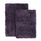 2PC Shaggy Area Rug Set with Non-Slip Backing Rubber Large & Small Cozy Bath Mat