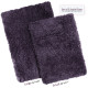 2PC Shaggy Area Rug Set with Non-Slip Backing Rubber Large & Small Cozy Bath Mat