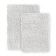 2PC Shaggy Area Rug Set with Non-Slip Backing Rubber Large & Small Cozy Bath Mat