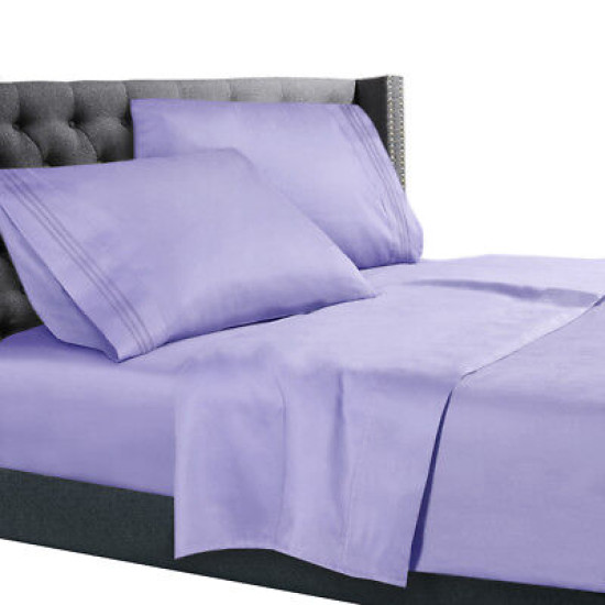 All Unique Sizes Brushed Soft Microfiber Hotel Bed Sheets, Deep Pocket Sheet Set