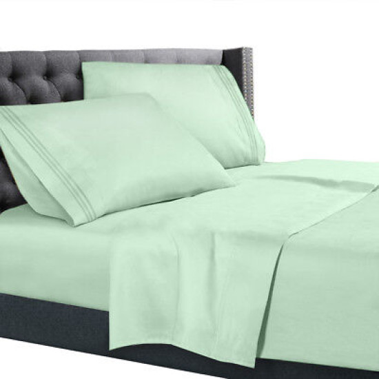 All Unique Sizes Brushed Soft Microfiber Hotel Bed Sheets, Deep Pocket Sheet Set