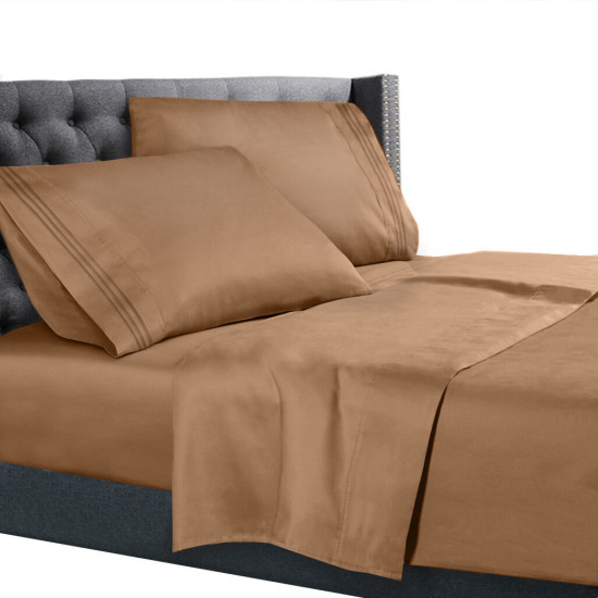 All Unique Sizes Brushed Soft Microfiber Hotel Bed Sheets, Deep Pocket Sheet Set