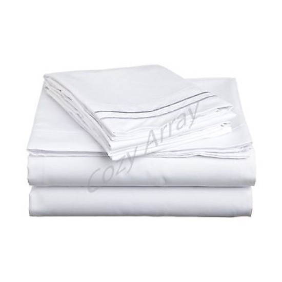 DEEP POCKET 1600 SERIES 4 PIECE BED SHEETS SUPER SOFT SHEET SET ALL SIZES