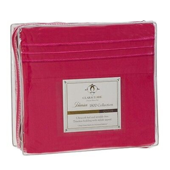 DEEP POCKET 1600 SERIES 4 PIECE BED SHEETS SUPER SOFT SHEET SET ALL SIZES