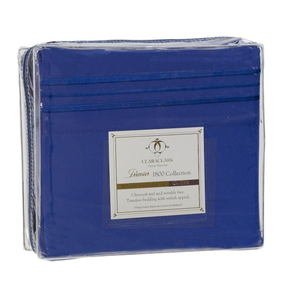 DEEP POCKET 1600 SERIES 4 PIECE BED SHEETS SUPER SOFT SHEET SET ALL SIZES