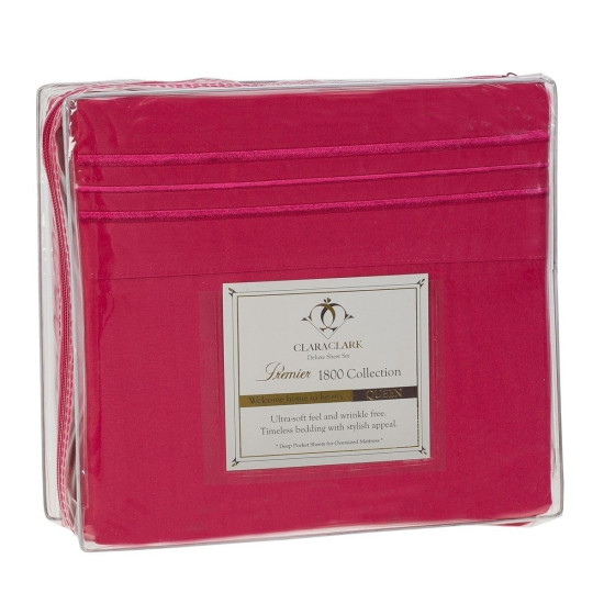 DEEP POCKET 1600 SERIES 4 PIECE BED SHEETS SUPER SOFT SHEET SET ALL SIZES