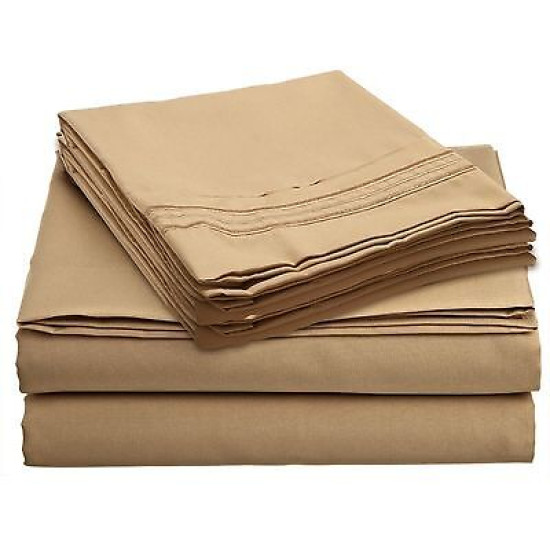 DEEP POCKET 1600 SERIES 4 PIECE BED SHEETS SUPER SOFT SHEET SET ALL SIZES