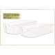 Refrigerator Organizer Bins Stackable Fridge Storage Containers + 8x12 Magnetic