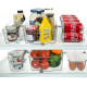 Refrigerator Organizer Bins Stackable Fridge Storage Containers + 8x12 Magnetic